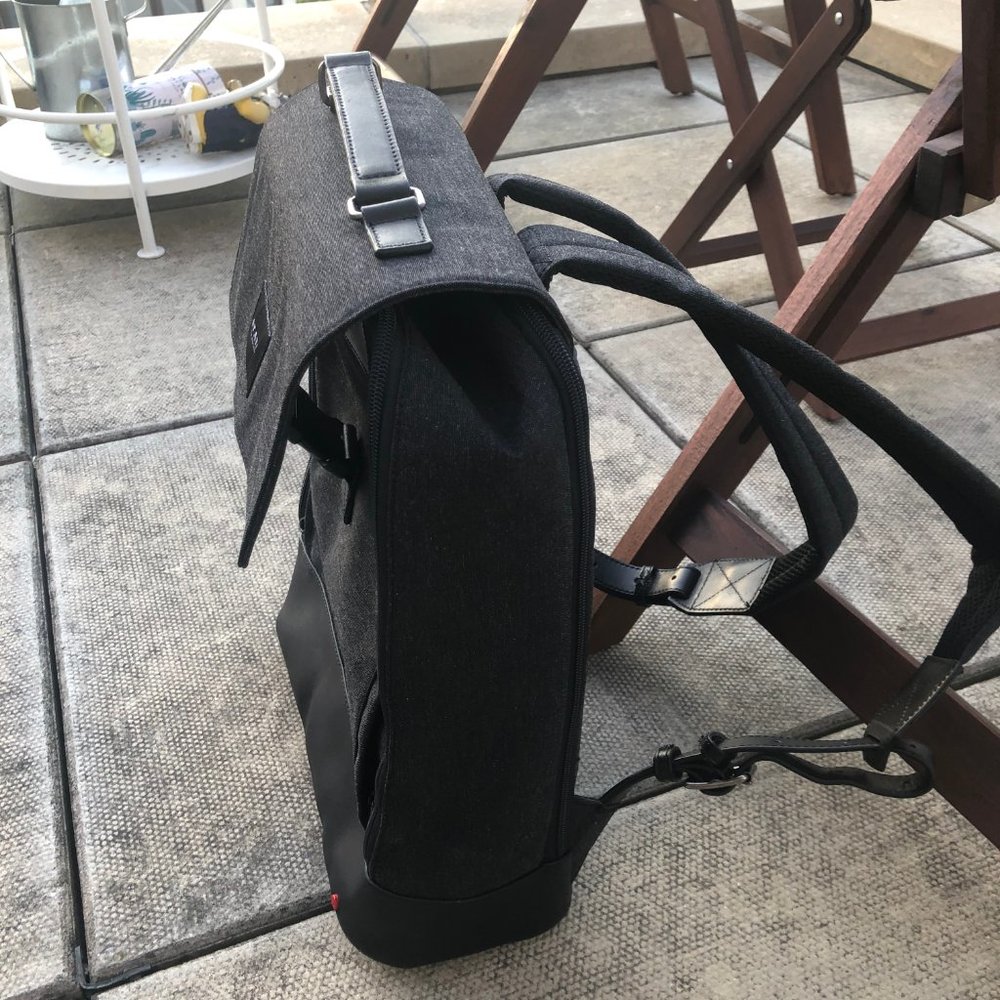State Bags - Charcoal Rugged Nylon Rucksack - Picture 10 of 12